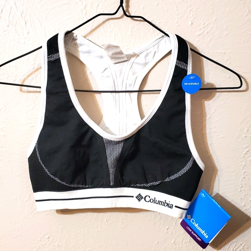 Columbia Reversible Black/White Sports Bra